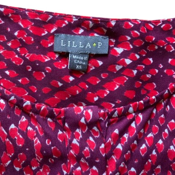 Lilla P Women's Professional Attractive Collarless LS, Blouse, EUC, XS - Picture 3 of 11